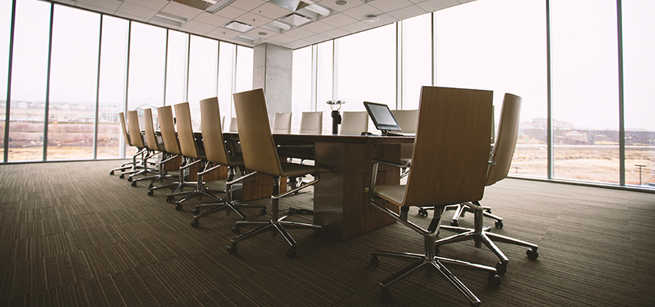 Empty corporate conference room - Oberg Law APC